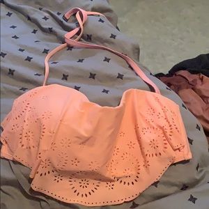 Orange bikini top